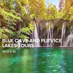 Combo Saver: Blue cave and Plitvice lakes tour