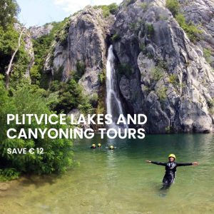 Combo Saver: Plitvice Lakes and Canyoning tour