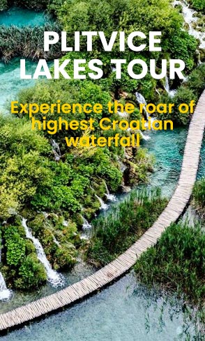 Plitvice lakes tour from Omiš