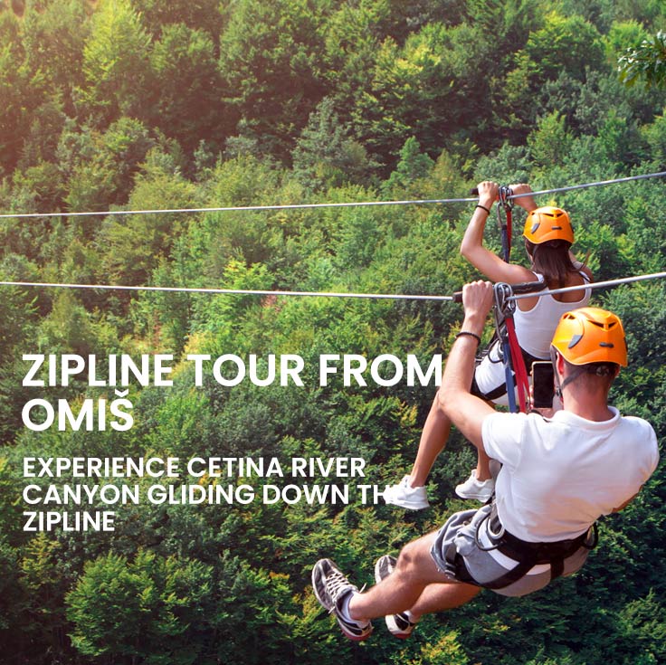 Zipline tour from Omiš